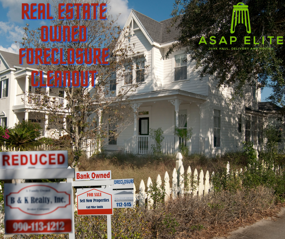 What Is A Real Estate Owned Foreclosure Cleanout Asap Elite Junk